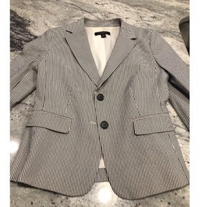 Ann Taylor Petite Striped Blazer